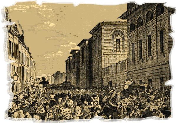 newgate prison1850s-execution-fram-trans